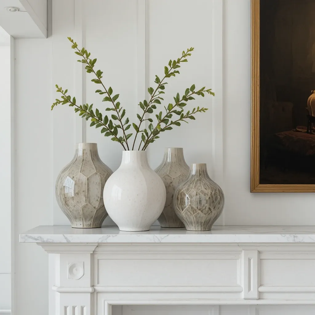spring mantel decorating ideas