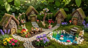 🧚‍♀️ 16 Charming Outdoor Fairy Garden Designs