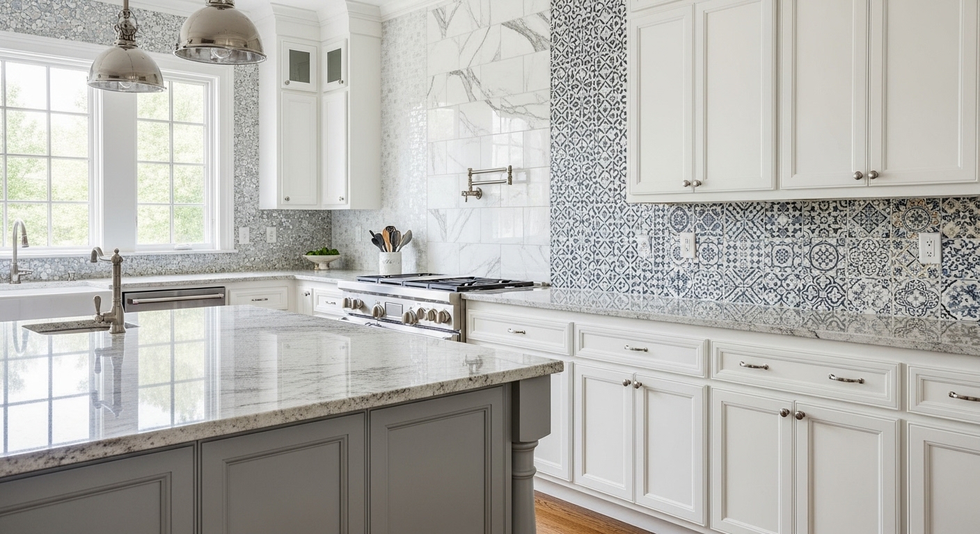 14 Stunning Kitchen Backsplash Ideas for White Cabinets