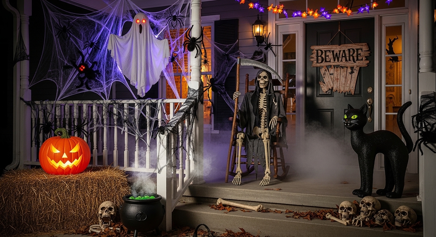 25 Scary Halloween Porch Decor Ideas You’ll Love
