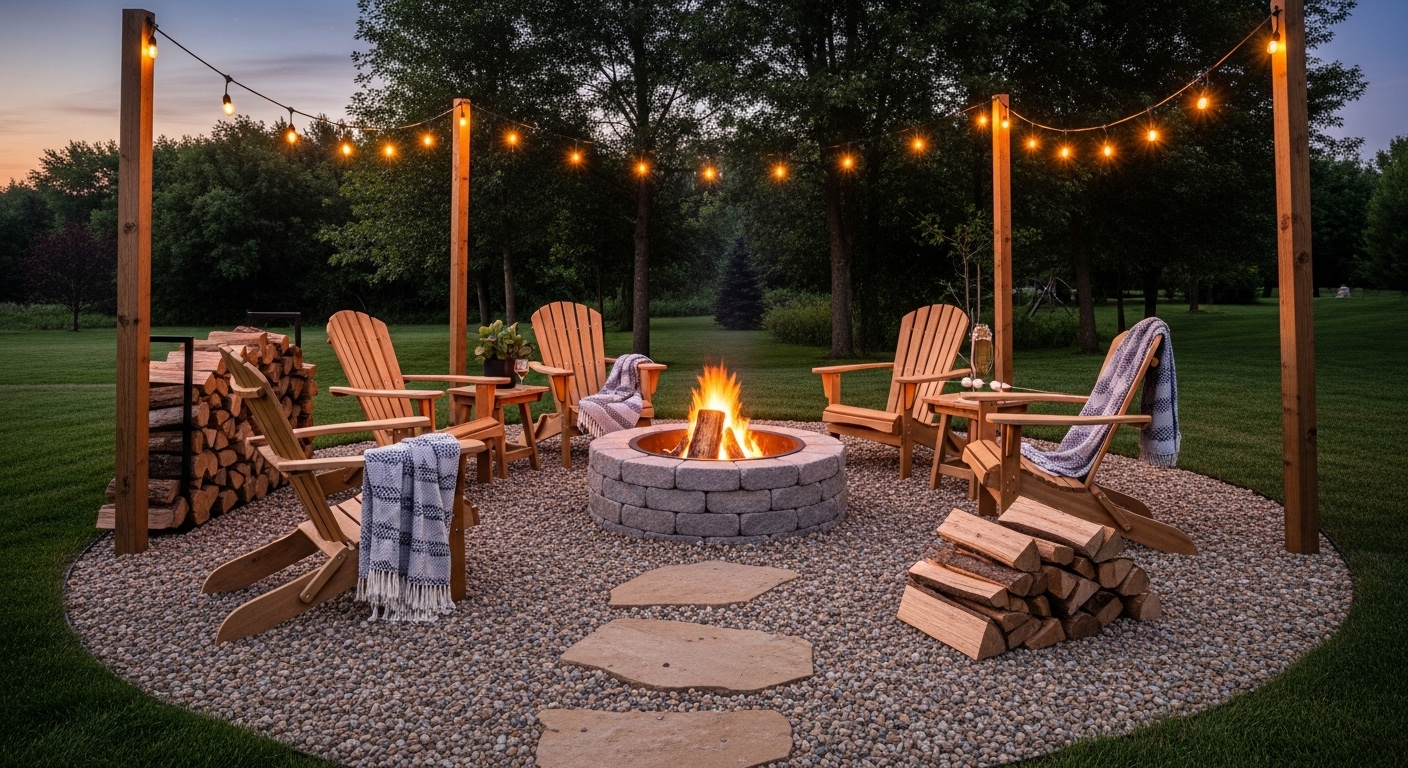 14 Simple Backyard Fire Pit Ideas to Try