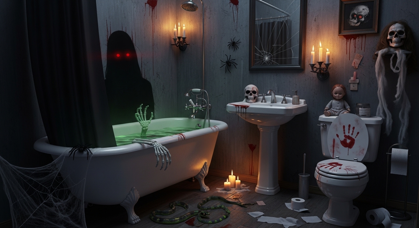 15 Halloween Bathroom Ideas to Shit Your Pants