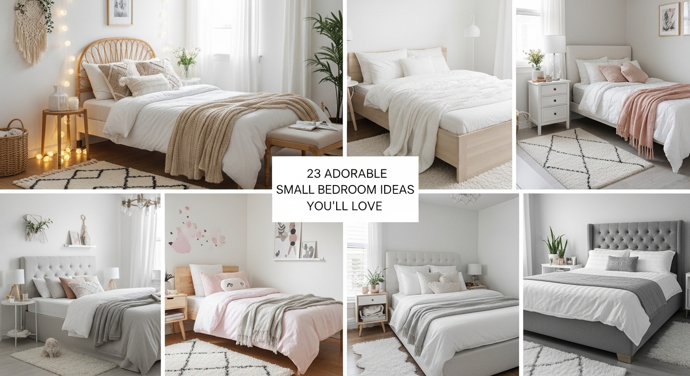 23 Adorable Small Bedroom Ideas You’ll Love