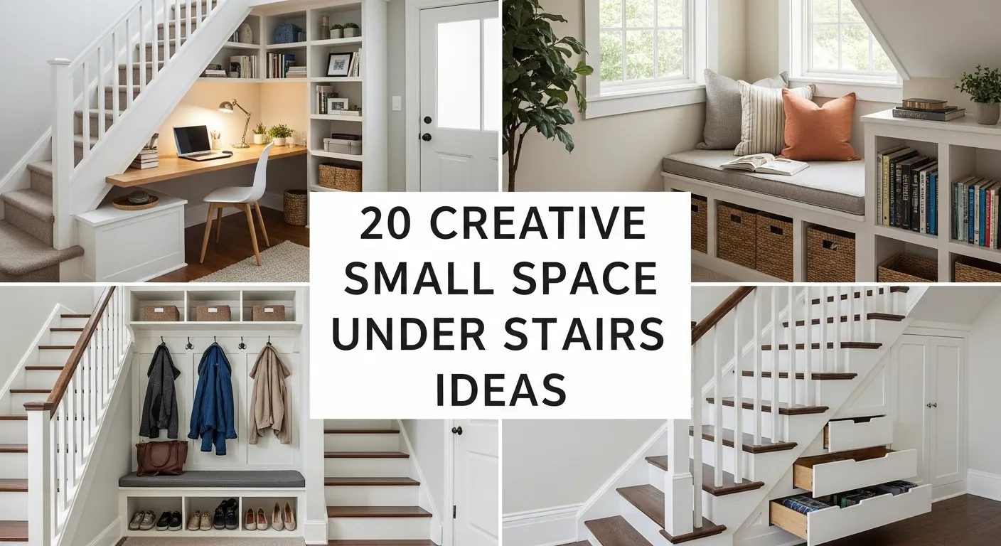 20 Creative Small Space Under Stairs Ideas