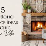25 Cozy Boho Fireplace Ideas for a Chic Home Vibe