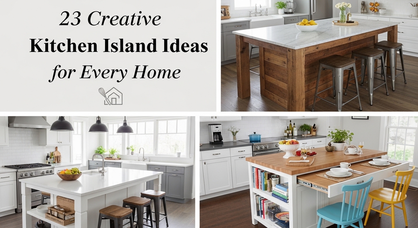 23 Creative Kitchen Island Ideas for Every Home