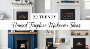 22 Trendy Unused Fireplace Makeover Ideas
