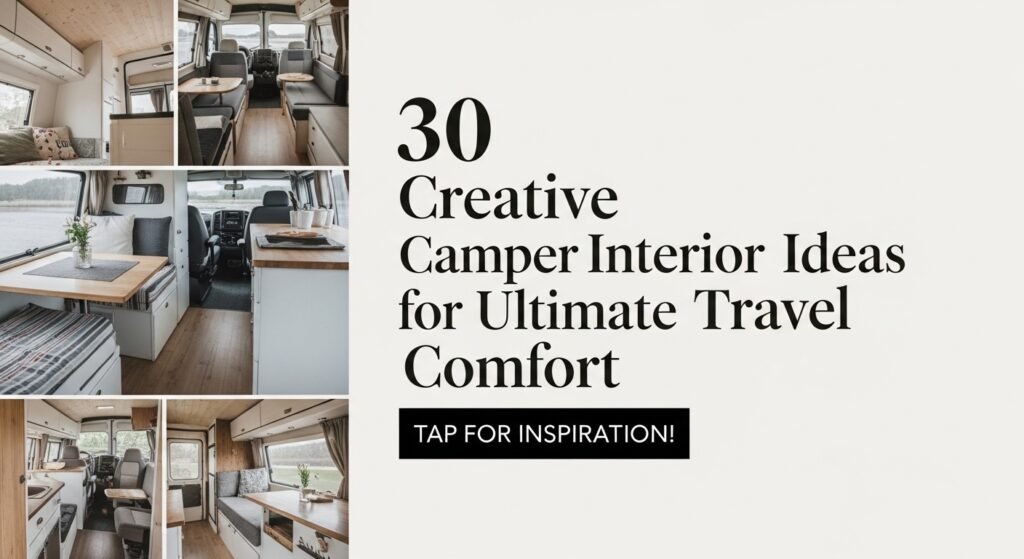 30 Creative Camper Van Interior Ideas for Ultimate Travel Comfort