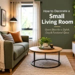 how to decorate a small living room