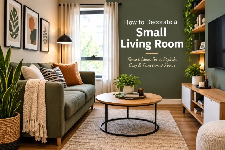 how to decorate a small living room